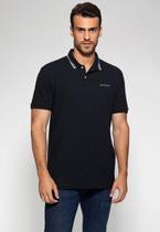 Polo guess silk peito, frisos gola