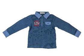 Polo Infantil Menino Kiki Manga Longa