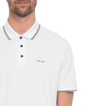 Polo jj 2 lines branco masculina