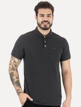 Polo John John Masculina New Simple Light Button Chumbo