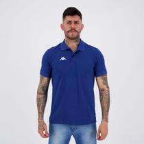 Polo Kappa Piquet Azul