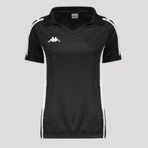 Polo Kappa Spirit Feminina Preta