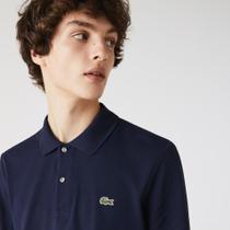 Polo Lacoste Clássico Fit de Manga Longa L.12.12