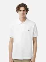 Polo Lacoste Masculina Classic Fit Piquet L.12.21 Heavy Cotton Branca