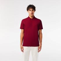 Polo Lacoste Regular Fit Paris em Piqué Stretch