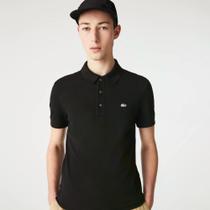 Polo Lacoste Slim Fit em Mini Piqué Stretch