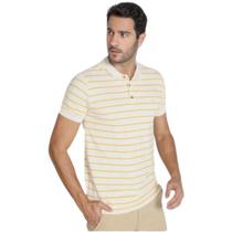 Polo Listrado Bicolor Largo Reserva