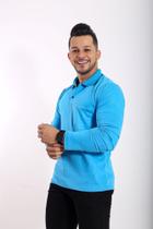 Polo longa com bolso