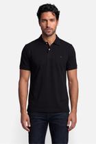 Polo Manga Curta Básica Piquet Preto Aramis Preto G Polo Manga Curta Básica Piquet Preto Aramis Preto G