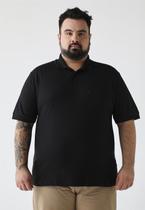 Polo Manga Curta Comfort Piquet - Preto