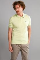 Polo Manga Curta Premium Piquet Slim Fit - Verde Pistache