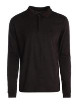 Polo Manga Longa Masculina MARROM Polo Manga Longa Masculina MARROM