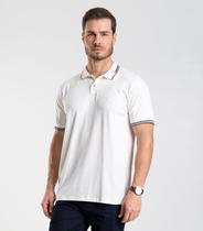 Polo Masculina Básica Cotton Diametro Bege