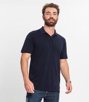 Polo Masculina Básica Lisas Select Azul