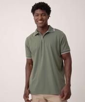 Polo Masculina Botões Manga Curta Marisa Verde-86006