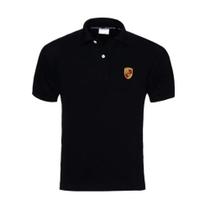 Polo Masculina Brasão Porsche Preta