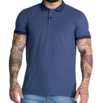 Polo Masculina Camisa Gola De Algodão Tecido Premium Manhood