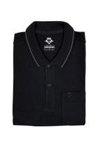 Polo Masculina com Bolso Essencial Piquet com Elastano Dockston