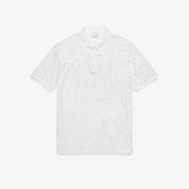 Polo Masculina de Piqué Estampado em Modelagem Solta Polo Masculina de Piqué Estampado em Modelagem Solta