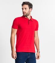 Polo Masculina Diametro Vermelho