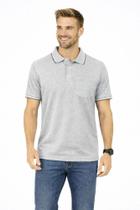 Polo Masculina Headplay Meia Malha 100% Algodão - Com Bolso Estilo Casual Elegante