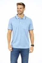Polo Masculina Headplay Meia Malha 100% Algodão - Com Bolso Estilo Casual Elegante Polo Masculina Headplay Meia Malha 100% Algodão - Com Bolso Estilo Casual Elegante
