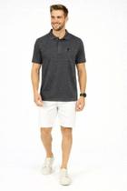 Polo Masculina Headplay Meia Malha Jacquard Conforto Premium veste até G5 Polo Masculina Headplay Meia Malha Jacquard Conforto Premium veste até G5