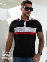 Polo Masculina Manga Curta Casual Nova Coleção Pitbull-81966