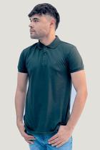 Polo Masculina Piquet Básica Com Botões Polo Wear Verde Escuro Polo Masculina Piquet Básica Com Botões Polo Wear Verde Escuro