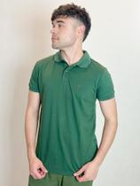 Polo Masculina Piquet Com Botões Polo Wear Verde Médio