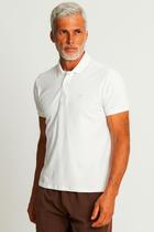 Polo Masculina Piquet Gola Lisa Polo Wear Branco