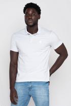 Polo Masculina Piquet Gola Lisa Polo Wear Branco