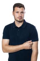 Polo Masculina Piquet Marinho - CO2 Polo Masculina Piquet Marinho - CO2