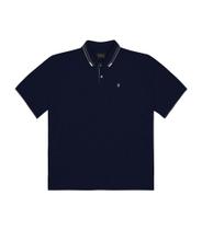 Polo Masculina Plus Size Básica Piquê Diametro Azul - Rovitex Plus Size Polo Masculina Plus Size Básica Piquê Diametro Azul - Rovitex Plus Size