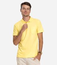 Polo Masculina Plus Size Pique Duplo Diametro Amarelo Polo Masculina Plus Size Pique Duplo Diametro Amarelo