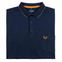 Polo Masculina Vilejack Com Bolso Plus Size Algodão Premium