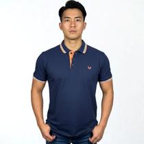 Polo Masculina Vilejack Original Lisa Gola Detalhe Curta New