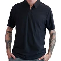 Polo Masculina Zíper Invisível