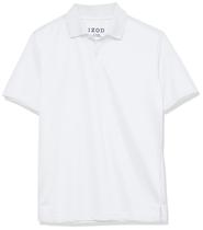 Polo masculino IZOD Performance de manga curta branca tamanho 5