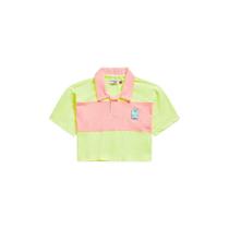 Polo Menina Cropped Recortes Neon Reserva Mini