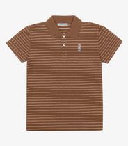Polo Menino Cotton Trick Nick Marrom Polo Menino Cotton Trick Nick Marrom