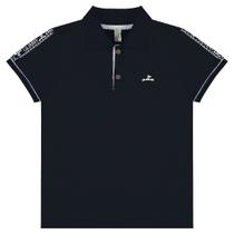 Polo Menino Glinny em Algodão a cor Preto