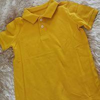 Polo Oshkosh mostarda 5 anos