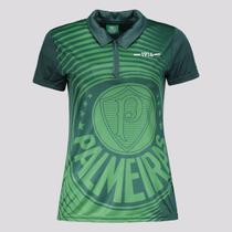 Polo Palmeiras Shield Feminina Verde Escuro - Spr