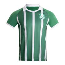 Polo palmeiras striped verde/branco