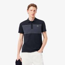 Polo Piqué Colour-Block Modelagem reta Polo Piqué Colour-Block Modelagem reta