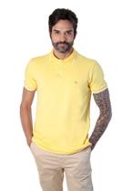 Polo Piquet Algodão com Elastano Gold Amarela Polo Piquet Algodão com Elastano Gold Amarela