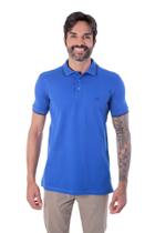 Polo Piquet Algodão com Elastano Gold Azul Polo Piquet Algodão com Elastano Gold Azul