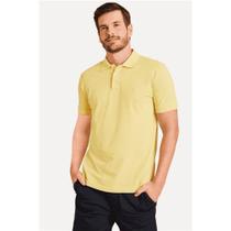 Polo Piquet Classica Amarelo Claro Reserva