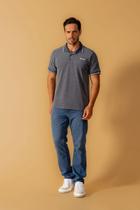 Polo piquet milano adulto ref. 22289 tamanho:ggcor:azul mescla
